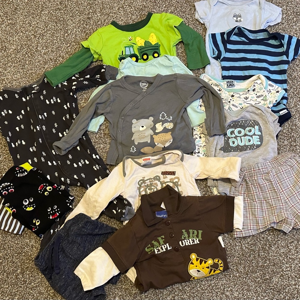 3-6 month baby bundle - 14 items